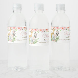 Jungle Animal Safari Pink Floral Girl Babydusche