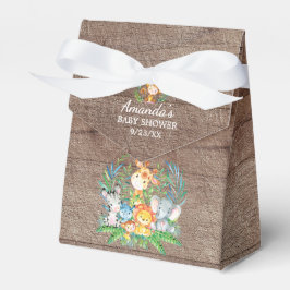 Jungle Animals Baby Showbox Geschenkschachtel