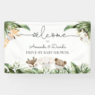 Jungle Animals Babydusche durch Begrüßung Banner