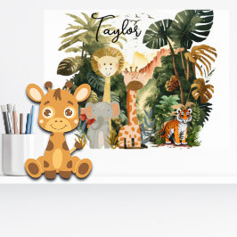 Jungle Animals Exotic Safari Traum Poster
