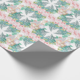 Jungle Animals Girl Birthday Safari Geschenkpapier