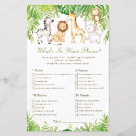 Jungle Animals Greenery Was steckt in deinem Handy