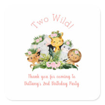 Jungle Animals Two Wild 2. Geburtstag Party