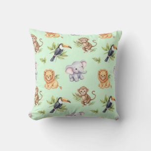 Jungle Babies von Natasha Us Kissen