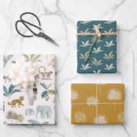 Jungle Baby Duwer Packet Packpapier Blätter