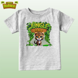 Jungle Baby Leopard, Niedlich Wildlife Kitty Cat � T-shirt