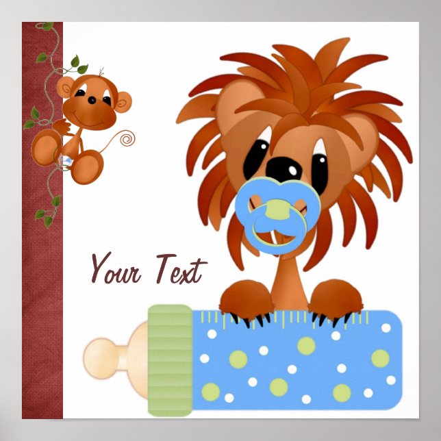 Jungle Babys Print Poster (Vorne)