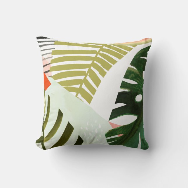 Jungle Beat Tropical Greenerity Kissen (Vorderseite)