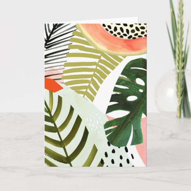 Jungle Beat Tropische Vegetation Karte (Vorderseite)