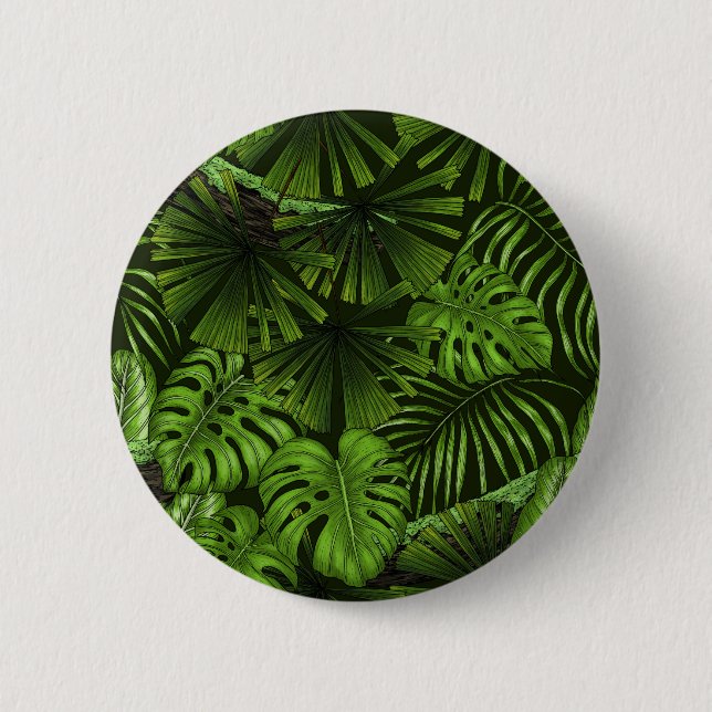 Jungle-Blätter Button (Vorderseite)