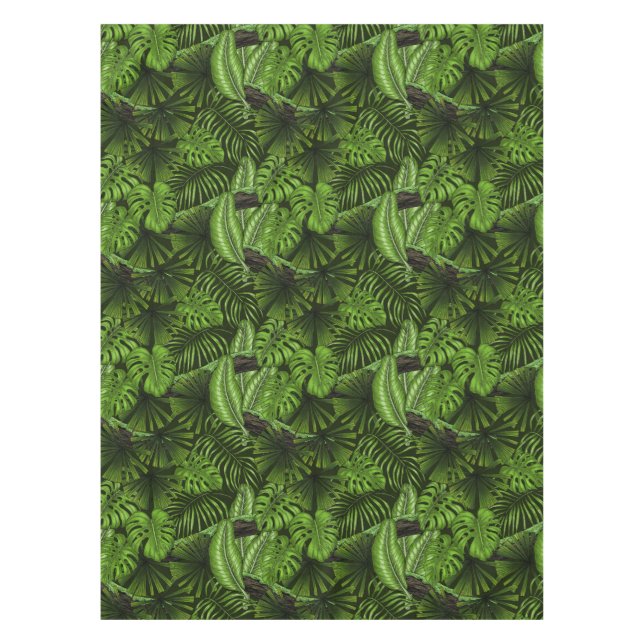Jungle-Blätter Tischdecke (Vorderseite)