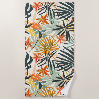 Jungle Bloom Beach Towel Strandtuch