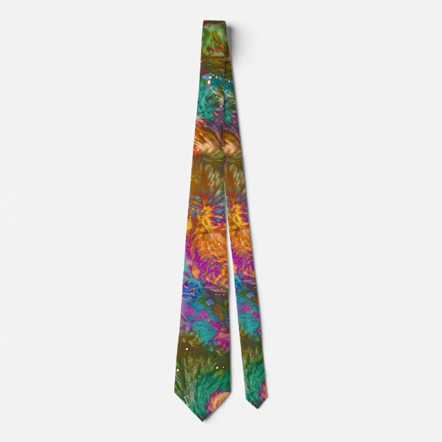 Jungle Blume Neck Tie Krawatte (Vorderseite)