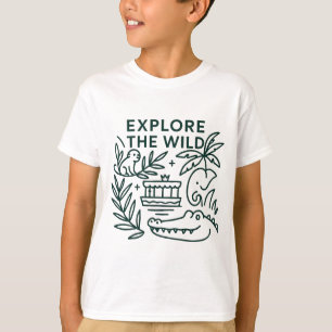 Jungle Boat Cruise, Themenpark, Minimalistisches D T-Shirt