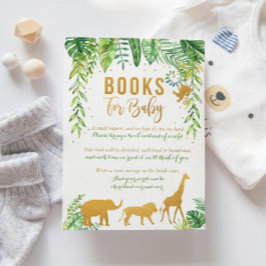 Jungle Book Request Card, Elephant Books for Baby Begleitkarte