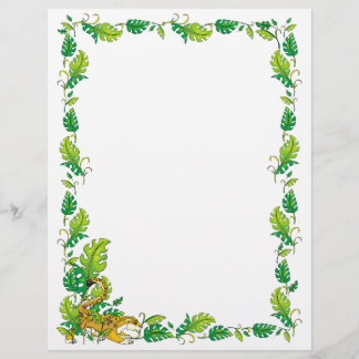 Jungle Border Stationery