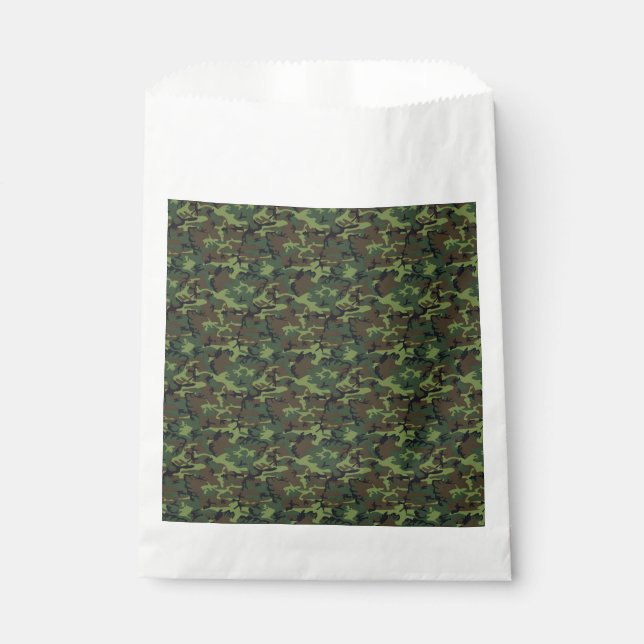 Jungle-Camouflage Geschenktütchen (Vorderseite)