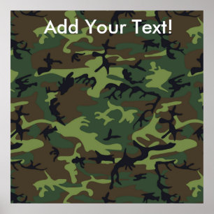 Jungle-Camouflage Poster