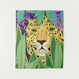 Jungle Cat Medium Wandteppich