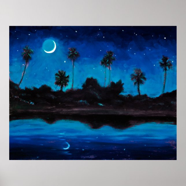 Jungle Coast Nocturne Poster (Vorne)