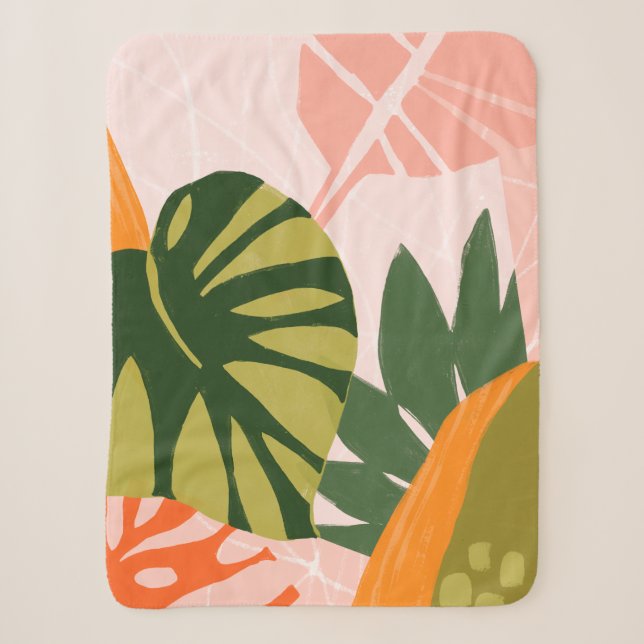 Jungle Collage I Sherpadecke (Vorderseite)