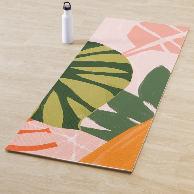 Jungle Collage I Yogamatte (Beispiel)