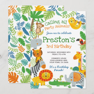 Jungle Einladung