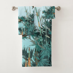 Jungle Einstiegstücher Badhandtuch Set
