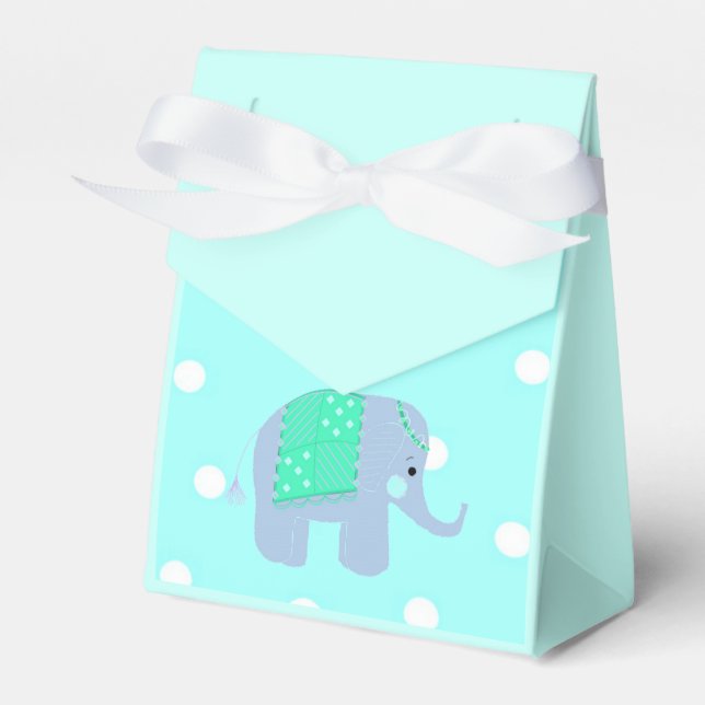 Jungle Elephant mit Blanket Geschenkschachtel (Vorderseite)