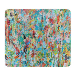 Jungle Fever Deko Glass Cutting Board Schneidebrett