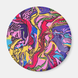 "Jungle Fever" Designrunden Magnete Magnet