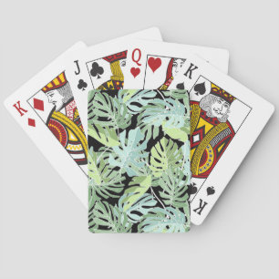 Jungle Floral Pattern Spielkarten