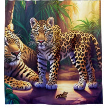 Jungle Friends Duschvorhang