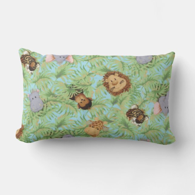 Jungle Friends Kissen Für Draußen (Vorderseite)