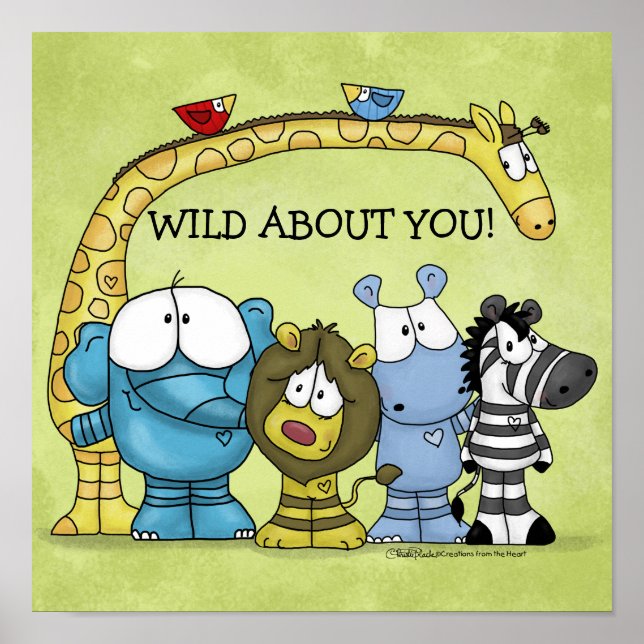 Jungle Friends-Wild über Sie Poster (Vorne)