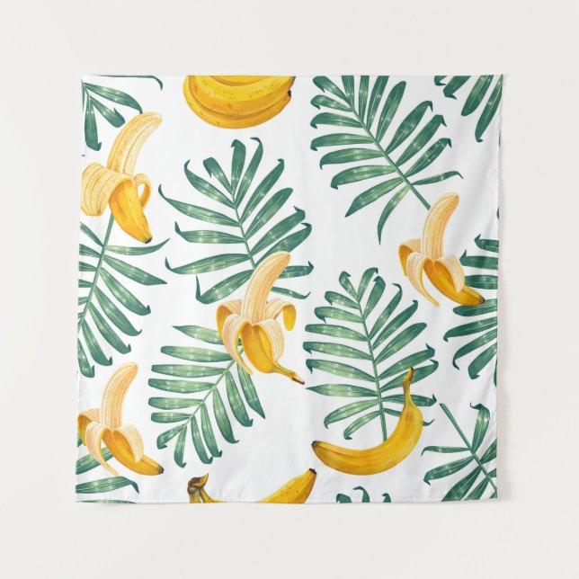 Jungle Fruits: Lebhaft Vintag Wandteppich (Vorderseite)