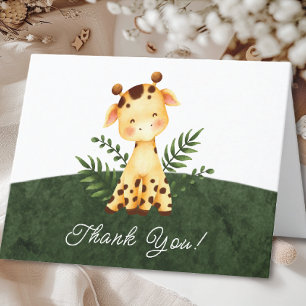 Jungle Giraffe Baby shower Merci
