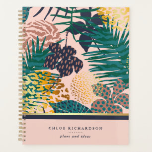 Jungle glamour   Blush et Gold Tropical Motif