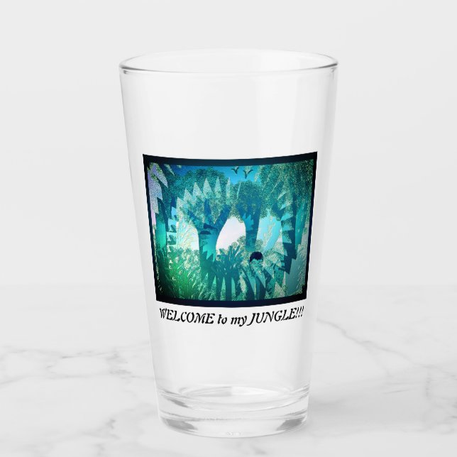 Jungle Glass Tumbler (Vorderseite)