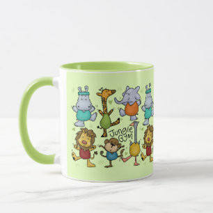Jungle Gym trainieren Tiere Tasse