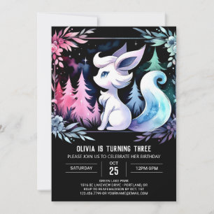 Jungle Happy Wolf Birthday Einladung