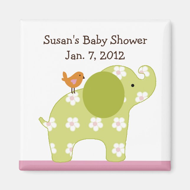 Jungle Jill Elephant Magnet/Keepake/Gastgeschenk Magnet (Vorne)