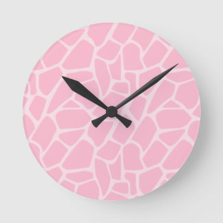 Jungle Jill Giraffe rose Motif Horloge