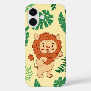 Jungle King Niedlich Baby Lion iPhone 16 Hülle