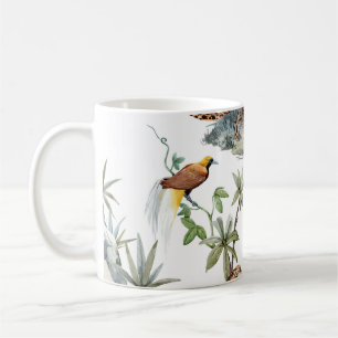Jungle Leopard Wasserfarbe Tropische Szene Kaffeetasse