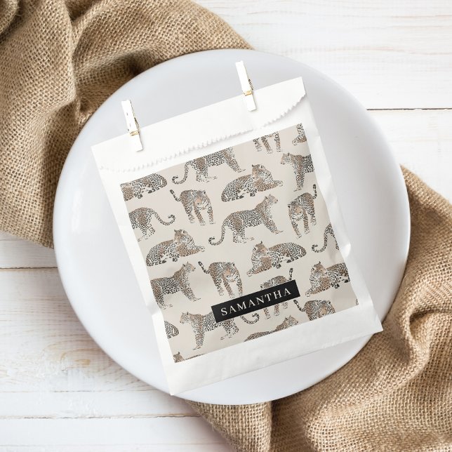 Jungle Leopard Wildtier Muster Geschenktütchen (Von Creator hochgeladen)