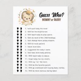 Jungle Lion King Guess Wer Mama oder Daddy Game