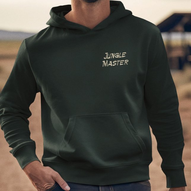 Jungle Master Bestickter Hoodie (Von Creator hochgeladen)