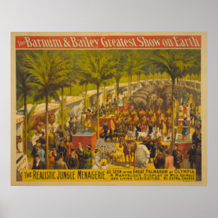 Jungle Menagerie bei Olympia Circus Poster