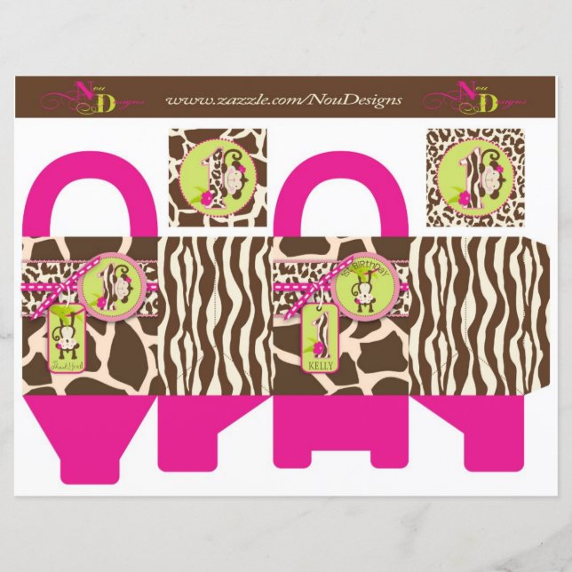 Jungle Monkey Bevorzugung Box 1 (Vorderseite)